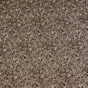 Brown and Cream Speckled Cotton Fabric Approx. 2 Yards 8” Long By 44” Wide